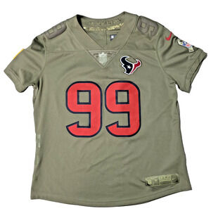 Nike J.J. Watt Houston Texans Salute to Service Jersey Men's Medium Olive Green